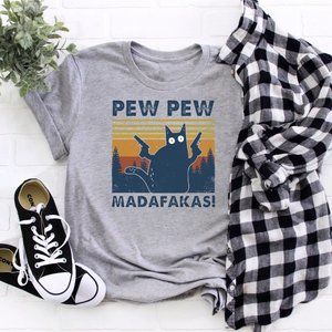 Pew Pew Cotton T-shirt - Brand New